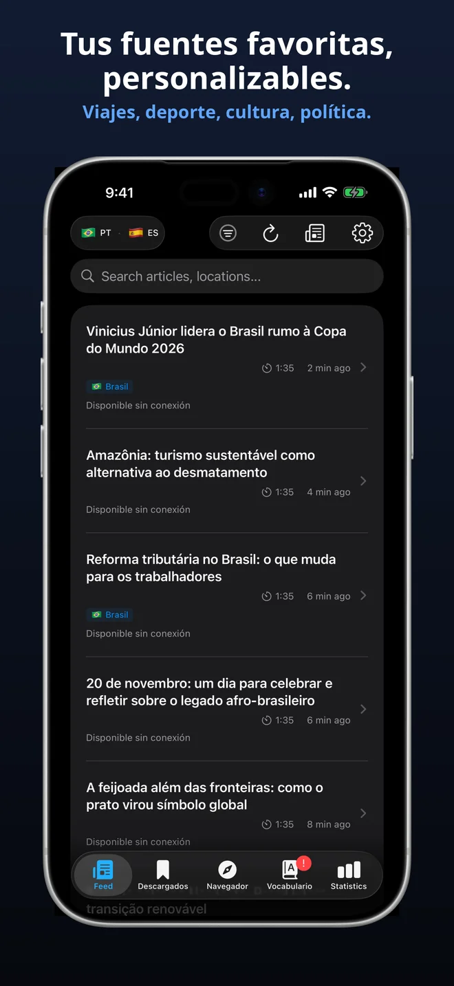 Más de 300 fuentes seleccionadas en 19 idiomas